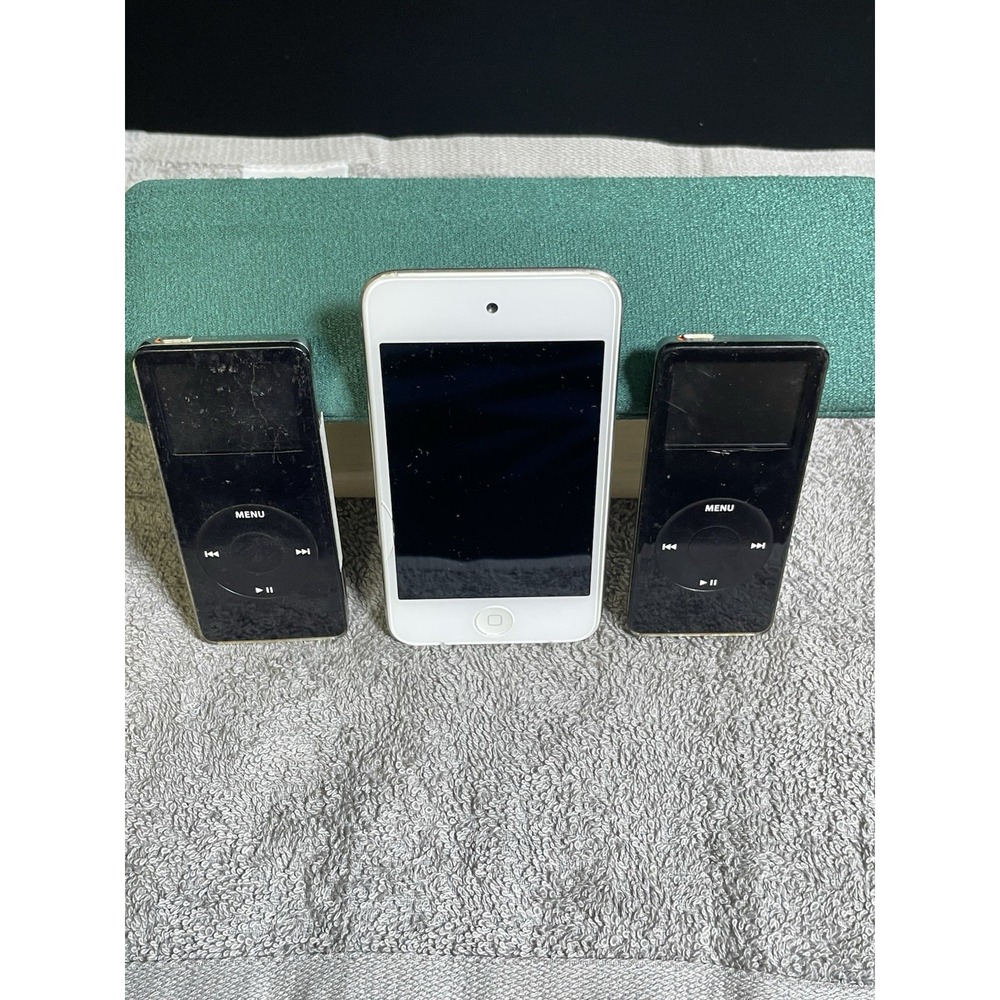 Apple iPod Nano 2GB Lot + iPod Touch 8GB Untested For Parts Repair